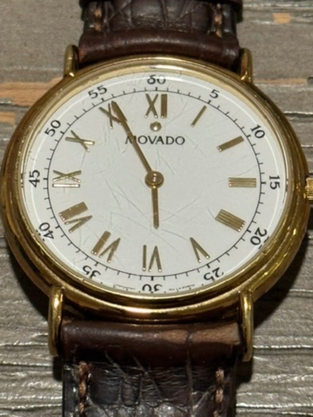 Movado Alligator Band Watch - Picture 3 of 3